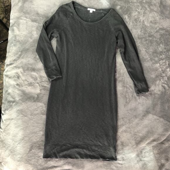 Standard James Perse Long Sleeve Sweatshirt Dress Size 2 Soft & Comfy-Cozy Chic - Picture 7 of 8